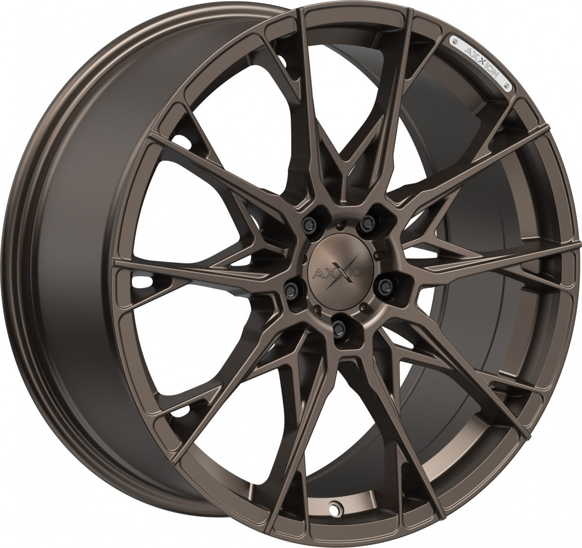 Axxion X1 bronze matt lackiert 8.5x19 ET35 - LK5/112 ML72.6