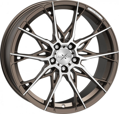 Axxion X1 bronze matt poliert Alufelge 8.5x19 Zoll ET45 LK 5x112 ML72.6