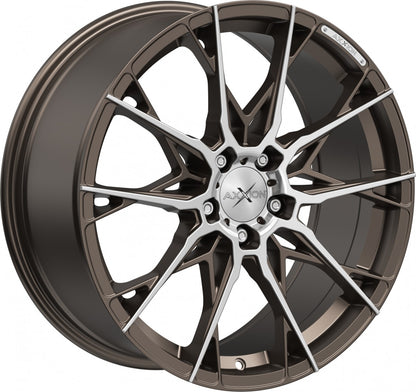 Axxion X1 bronze matt poliert Alufelge 8.5x19 Zoll ET45 LK 5x112 ML72.6 – Bild 3