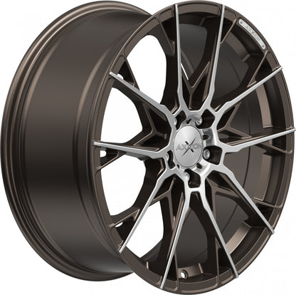 Axxion X1 bronze matt poliert Alufelge 8.5x19 Zoll ET45 LK 5x112 ML72.6 – Bild 4