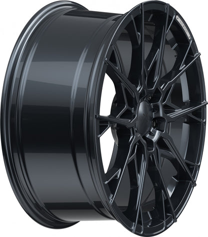 Axxion X1 smoke brushed aluminiumsilber Alufelge 8.5x19 Zoll ET35 LK 5x112 ML72.6 – Bild 5