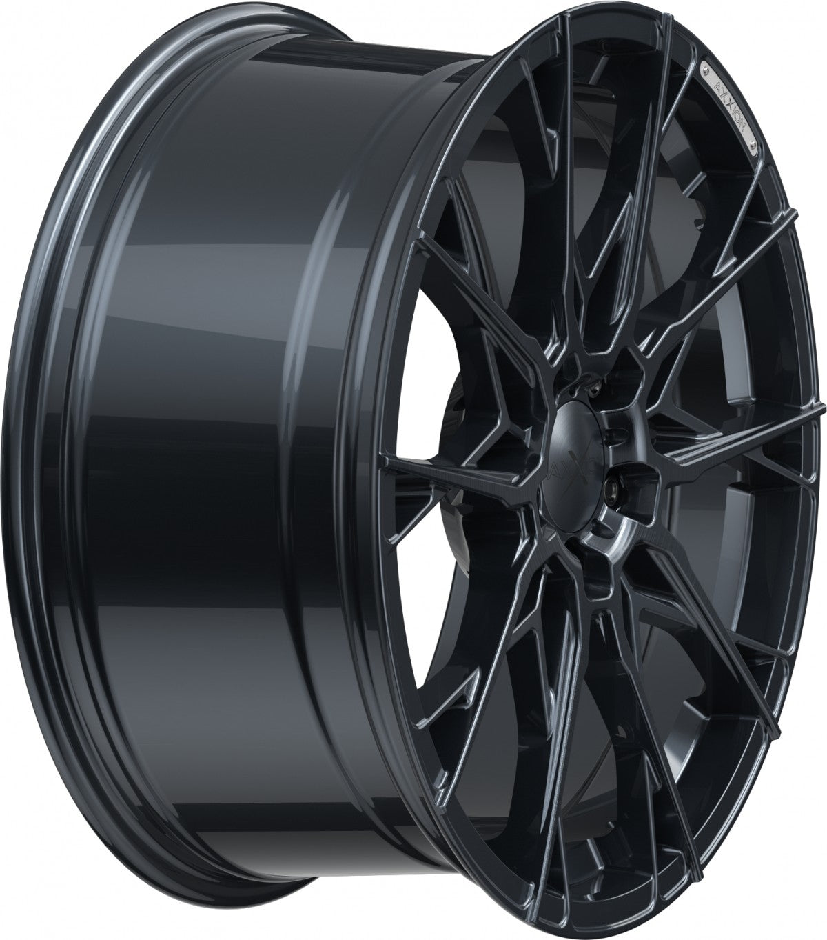 Axxion X1 smoke brushed aluminiumsilber Alufelge 8.5x19 Zoll ET45 LK 5x112 ML72.6 – Bild 5