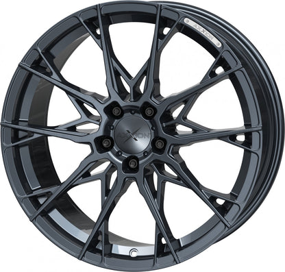 Axxion X1 smoke brushed aluminiumsilber Alufelge 8.5x19 Zoll ET45 LK 5x112 ML72.6 – Bild 7