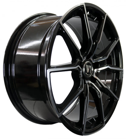 V1 Wheels V1 schwarz hochglanzpoliert Alufelge – Bild 3