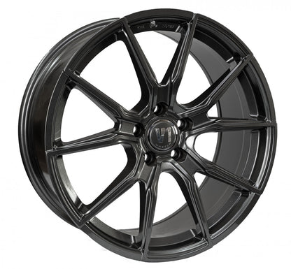V1 Wheels V1 daytona grau lackiert Alufelge 8x18 Zoll ET45 LK 5x120 ML72.6