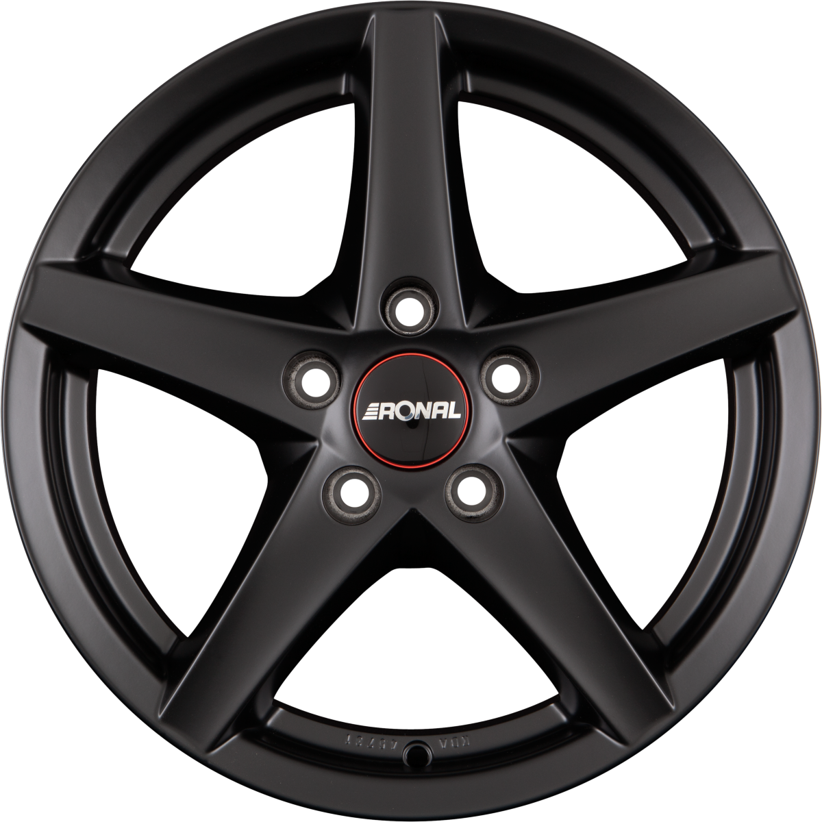 Ronal R41 mattschwarz Alufelge 6.5x15 Zoll ET45 LK 5x112 ML76 – Bild 4