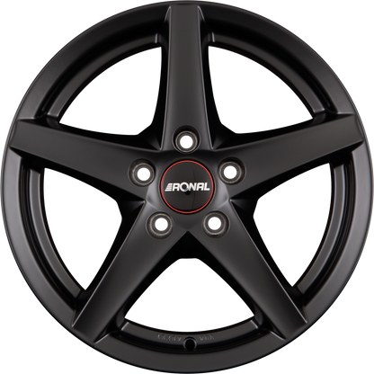 Ronal R41 mattschwarz Alufelge 6.5x15 Zoll ET45 LK 5x112 ML76 – Bild 4
