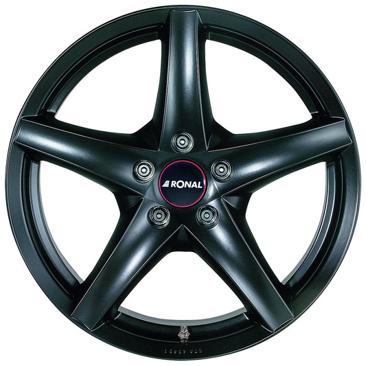 Ronal R41 mattschwarz 8x17 ET42 - LK5/120 ML82