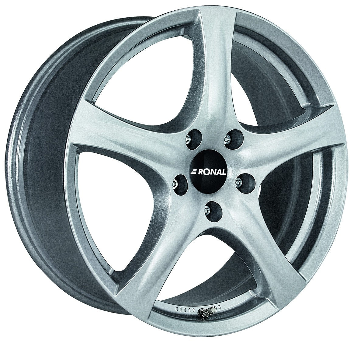 Ronal R42 kristallsilber 6.5x16 ET50 - LK5/108 ML63.35