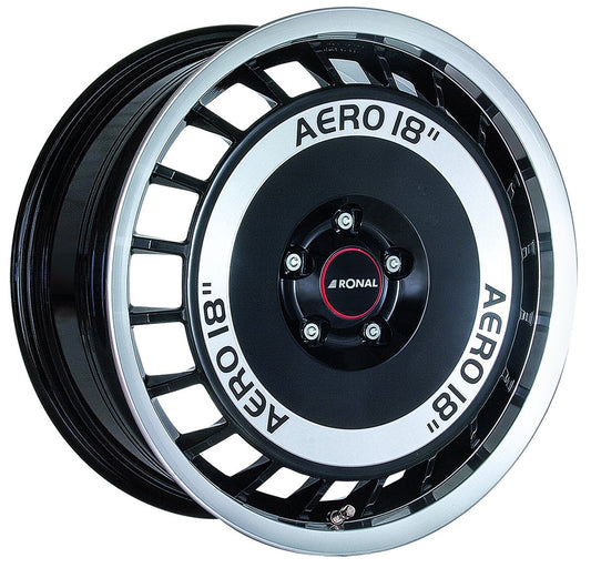 Ronal R50 Aero schwarz-frontkopiert 7.5x16 ET50 - LK5/112 ML76