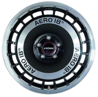 Ronal R50 Aero schwarz-frontkopiert 7.5x16 ET50 - LK5/112 ML76