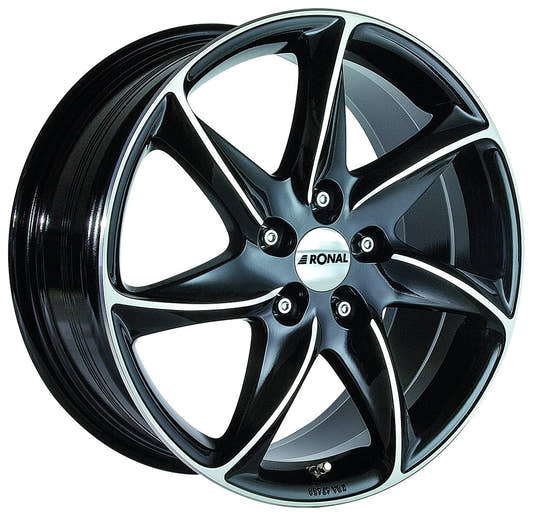 Ronal R51 jetblack-frontkopiert Alufelge 8x18 Zoll ET30 LK 5x120 ML82