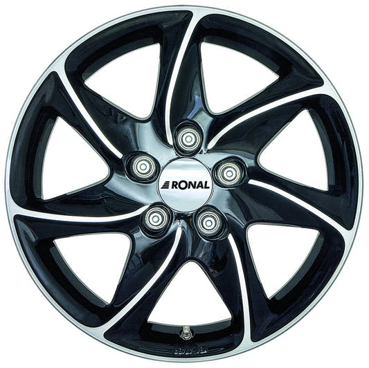 Ronal R51 jetblack-frontkopiert Alufelge 8x18 Zoll ET30 LK 5x120 ML82