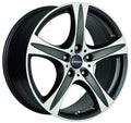 Ronal R55 SUV mattschwarz-frontkopiert Alufelge 8.5x18 Zoll ET45 LK 5x112 ML76