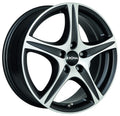 Ronal R56 mattschwarz-frontkopiert Alufelge 6.5x16 Zoll ET40 LK 4x108 ML76