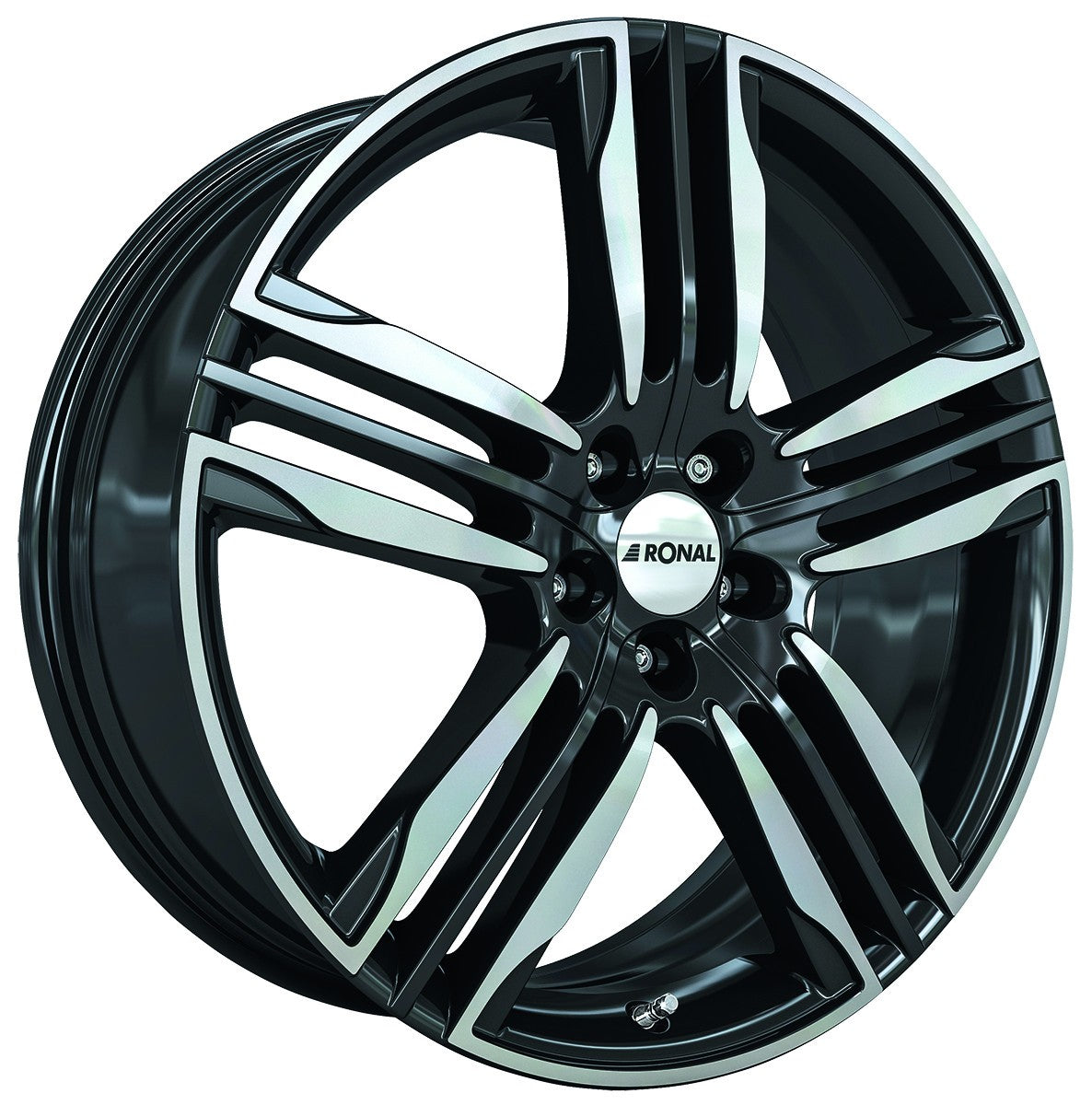 Ronal R58 schwarz-frontkopiert Alufelge