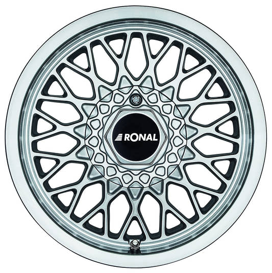 Ronal LS silber-hornkopiert 7.5x15 ET25 - LK4/100 ML57