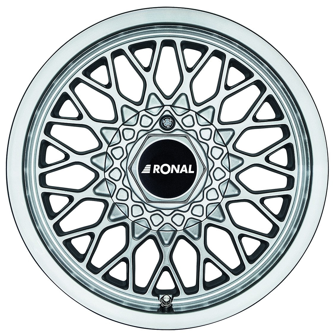 Ronal LS silber-hornkopiert 7.5x15 ET25 - LK4/100 ML57