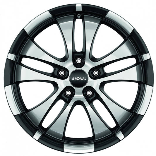 Ronal R59 jetblack-frontkopiert Alufelge 7.5x17 Zoll ET35 LK 5x112 ML76 – Bild 2