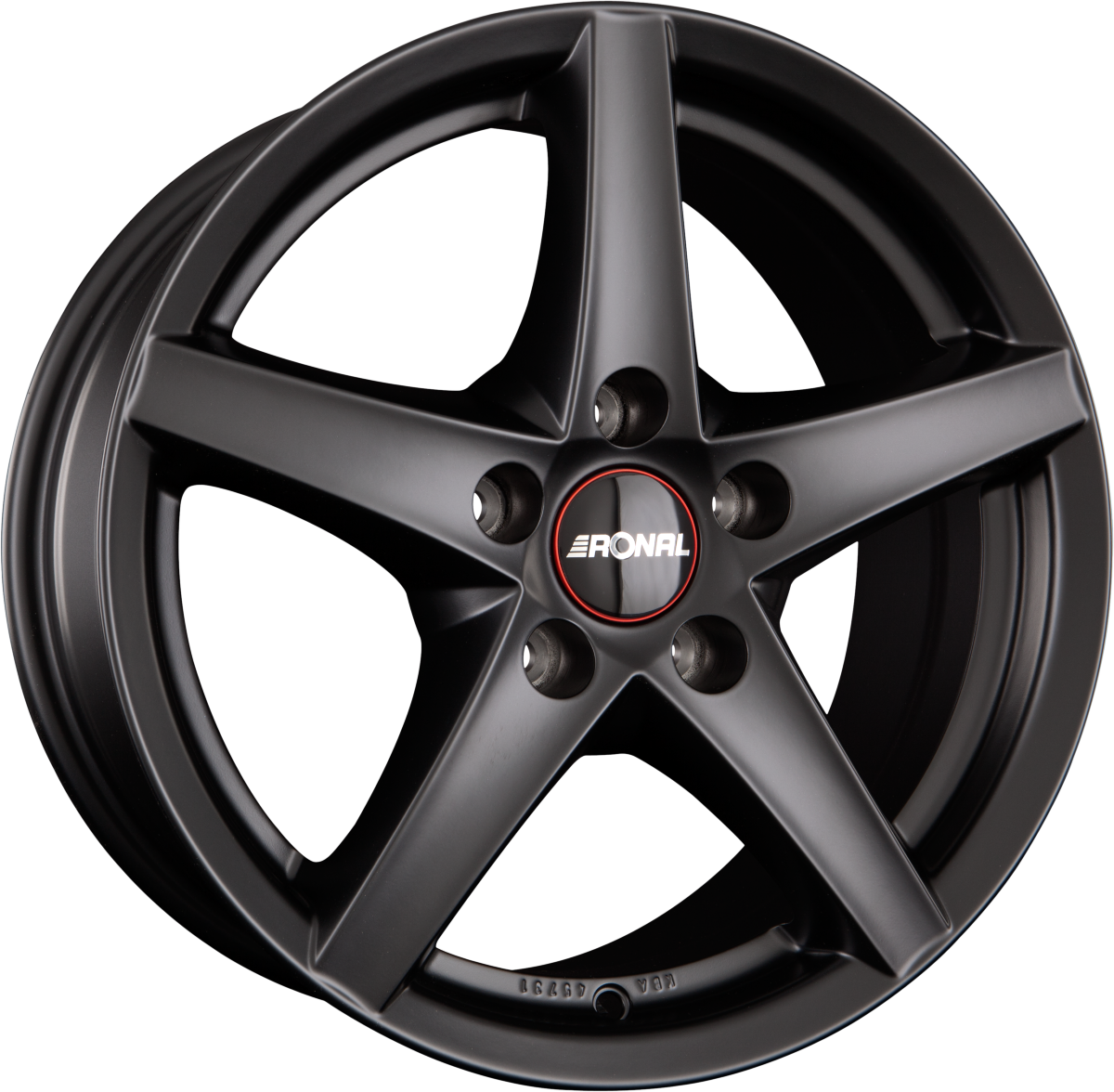 Ronal R41 mattschwarz Alufelge 8x17 Zoll ET35 LK 5x112 ML76 – Bild 5