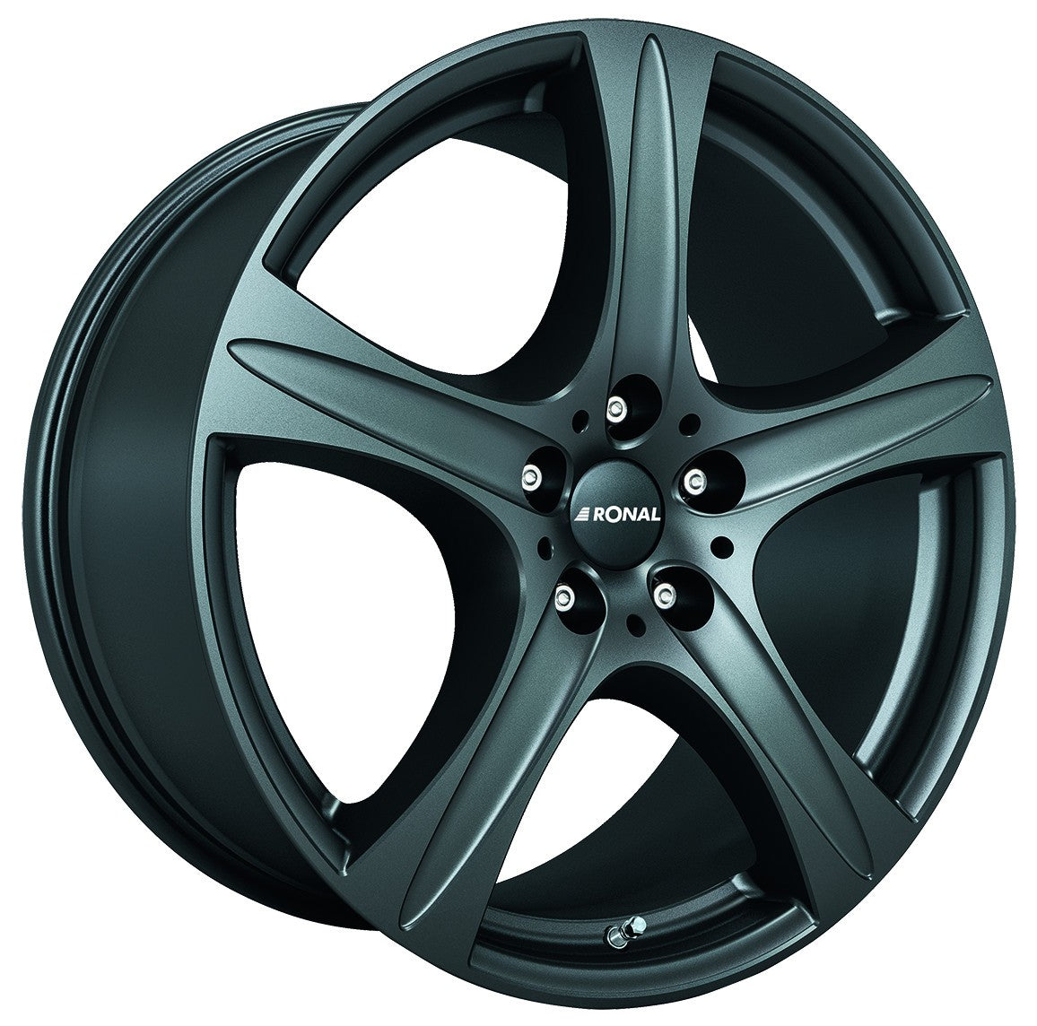 Ronal R55 SUV mattschwarz 8.5x18 ET45 - LK5/120 ML65.1