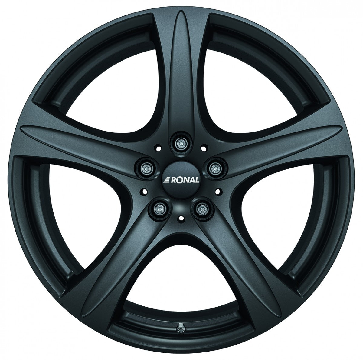 Ronal R55 SUV mattschwarz 8.5x18 ET45 - LK5/120 ML65.1