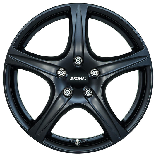 Ronal R56 mattschwarz 8x18 ET42 - LK5/120 ML65.06