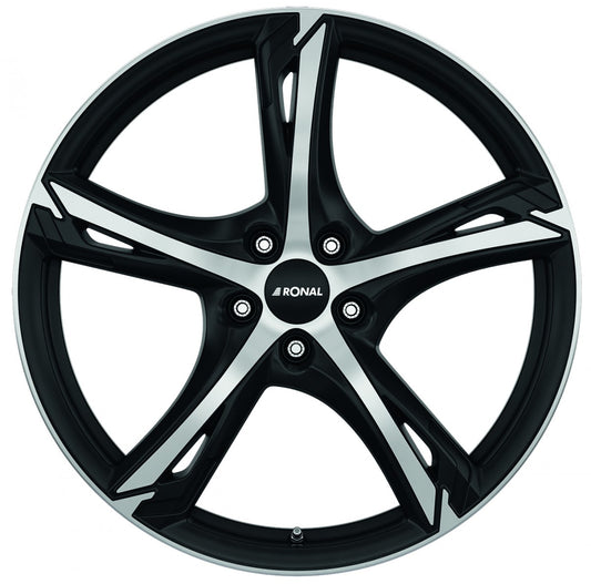 Ronal R62 jetblack-matt-frontkopiert 7.5x18 ET45 - LK5/100 ML68