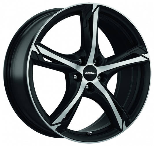 Ronal R62 jetblack-matt-frontkopiert 7.5x18 ET40 - LK5/108 ML76