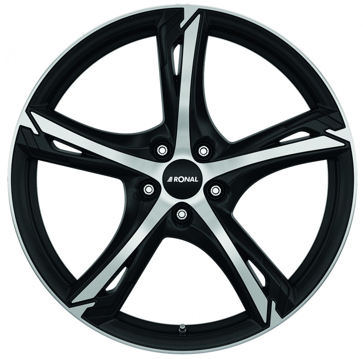 Ronal R62 jetblack-matt-frontkopiert 8.5x20 ET35 - LK5/110 ML65.1