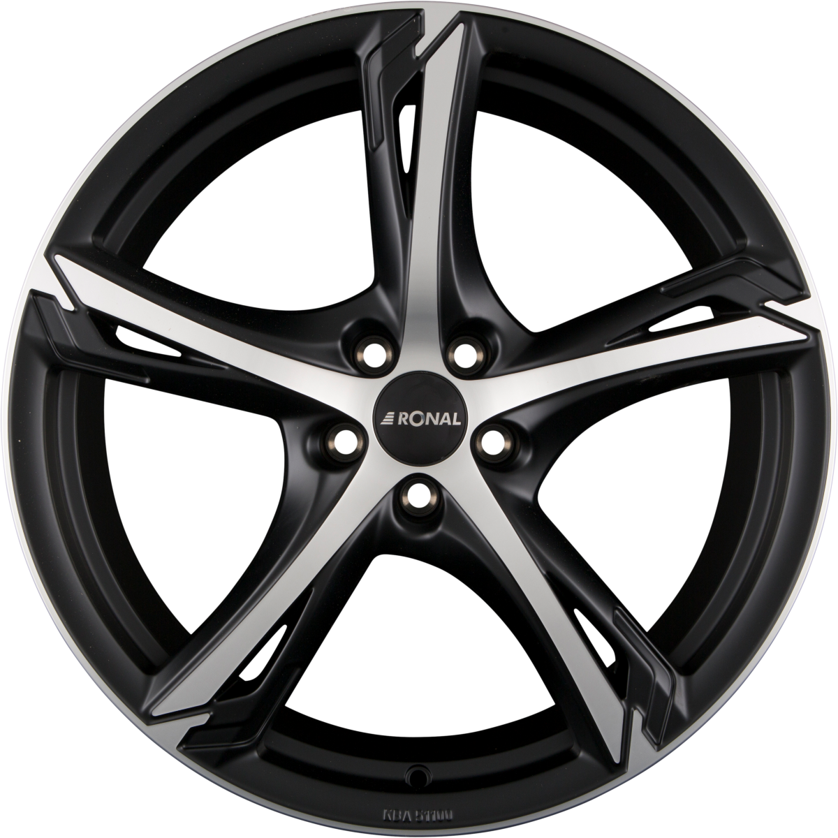 Ronal R62 jetblack-matt-frontkopiert Alufelge 8x19 Zoll ET50 LK 5x112 ML76 – Bild 3