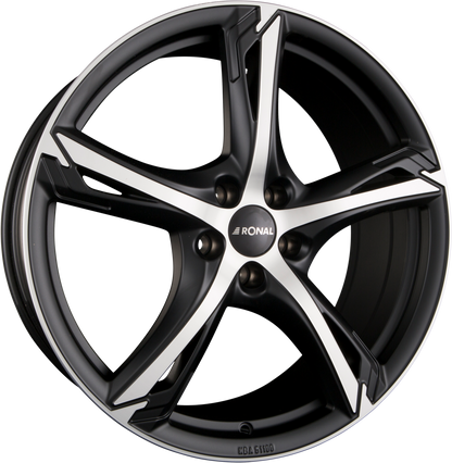 Ronal R62 jetblack-matt-frontkopiert Alufelge 8x19 Zoll ET50 LK 5x112 ML76 – Bild 4