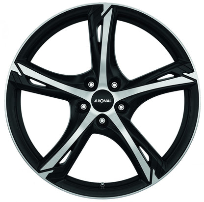 Ronal R62 jetblack-matt-frontkopiert 8x19 ET40 - LK5/114.3 ML82