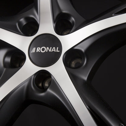 Ronal R62 jetblack-matt-frontkopiert Alufelge 7.5x17 Zoll ET45 LK 5x112 ML76 – Bild 6