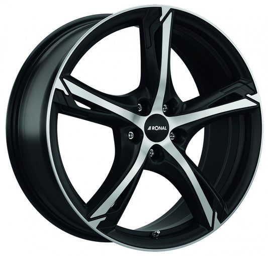 Ronal R62 jetblack-matt-frontkopiert 7.5x17 ET40 - LK5/114.3 ML82