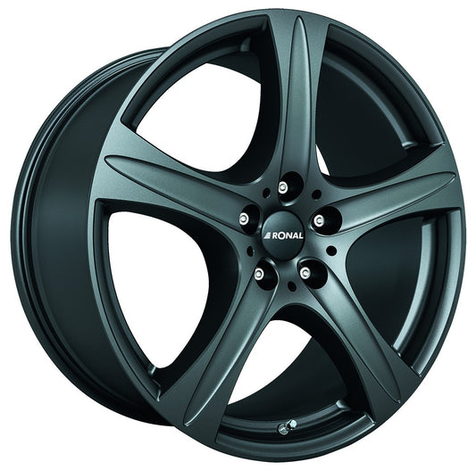 Ronal R55 SUV mattschwarz 9.5x20 ET20 - LK5/112 ML66.5
