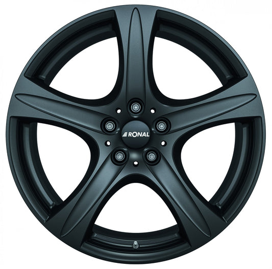 Ronal R55 SUV mattschwarz 9.5x20 ET20 - LK5/112 ML66.5