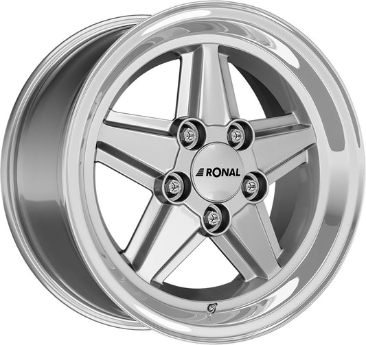 Ronal R9 silber-hornkopiert 7x15 ET23 - LK5/112 ML66.5