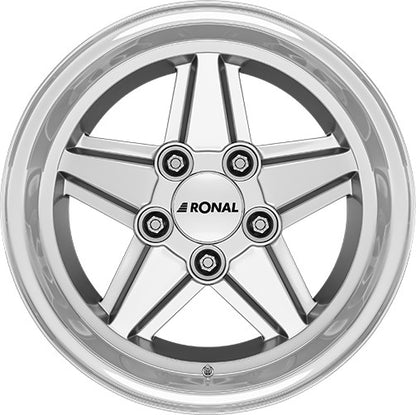 Ronal R9 silber-hornkopiert 7x15 ET23 - LK5/112 ML66.5