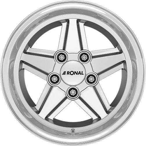 Ronal R9 silber-hornkopiert 7x15 ET17 - LK5/120 ML82