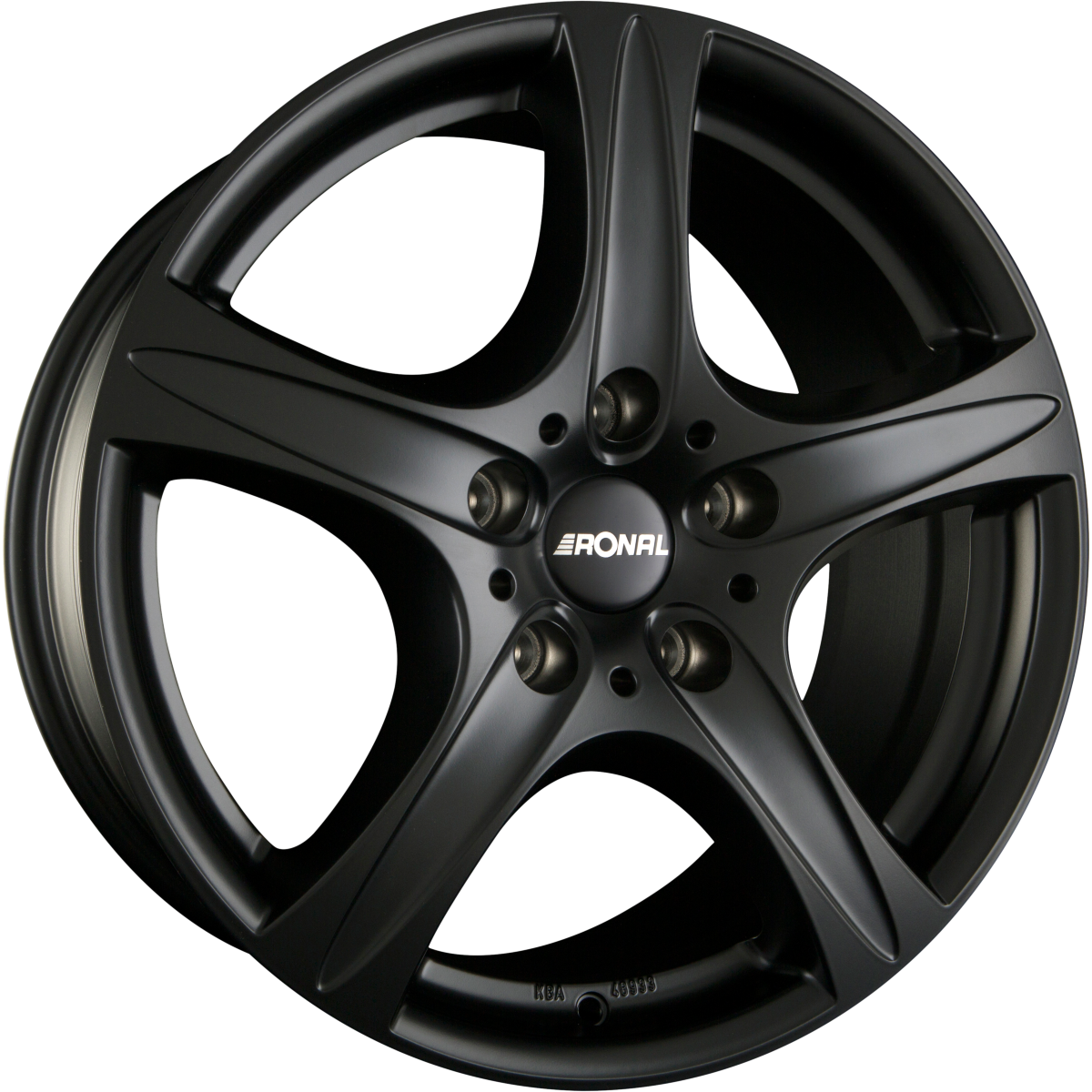 Ronal R55 SUV mattschwarz Alufelge 9.5x20 Zoll ET53 LK 5x112 ML66.5 – Bild 4