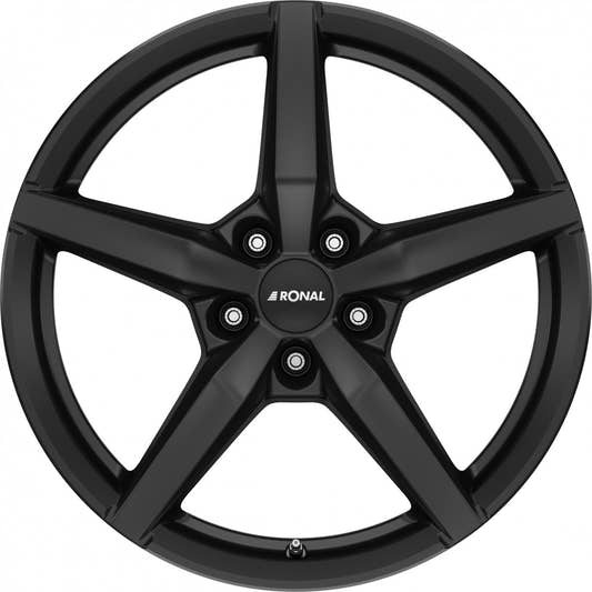 Ronal R69 jetblack-matt 7.5x17 ET48 - LK5/100 ML68