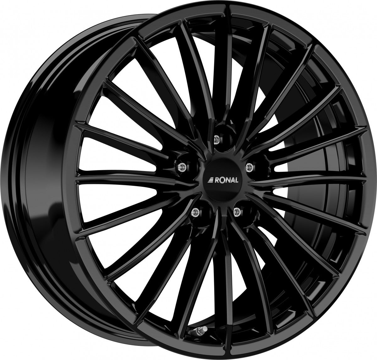 Ronal R68 jetblack 8x18 ET43 - LK5/112 ML76