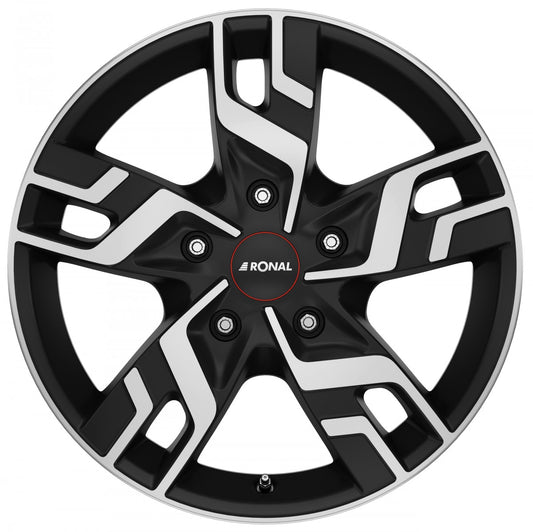 Ronal R64 jetblack-matt-frontkopiert 6.5x16 ET60 - LK5/118 ML71.15