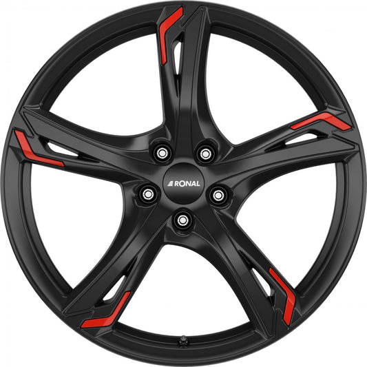Ronal R62 Red jetblack 7.5x17 ET45 - LK5/108 ML76