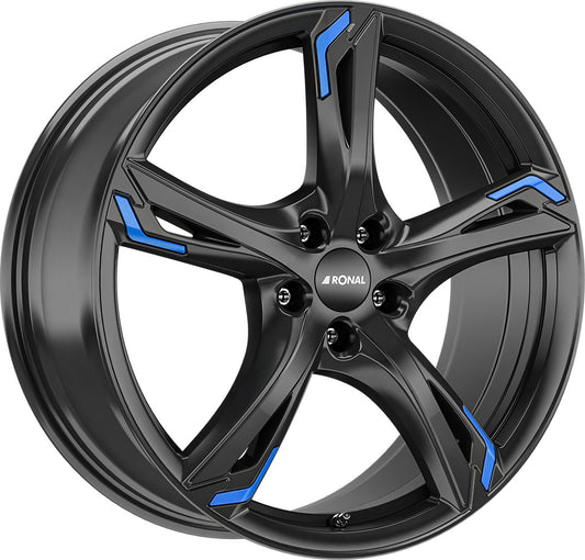 Ronal R62 Blue jetblack 7.5x17 ET45 - LK5/108 ML76