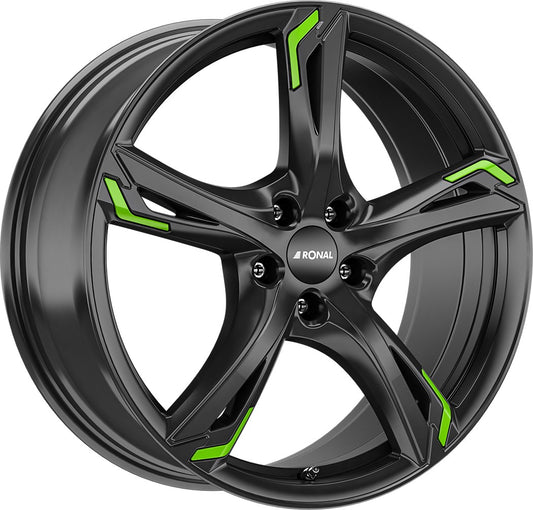 Ronal R62 Green jetblack 7.5x17 ET45 - LK5/108 ML76