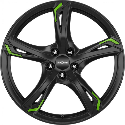 Ronal R62 Green jetblack 7.5x17 ET45 - LK5/108 ML76