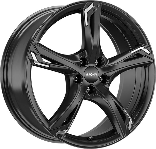 Ronal R62 Chrome jetblack 7.5x17 ET45 - LK5/108 ML76