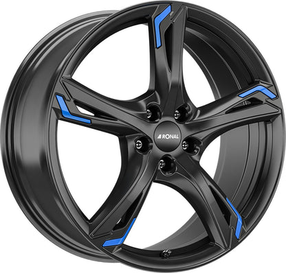 Ronal R62 Blue jetblack 8x19 ET50 - LK5/112 ML76